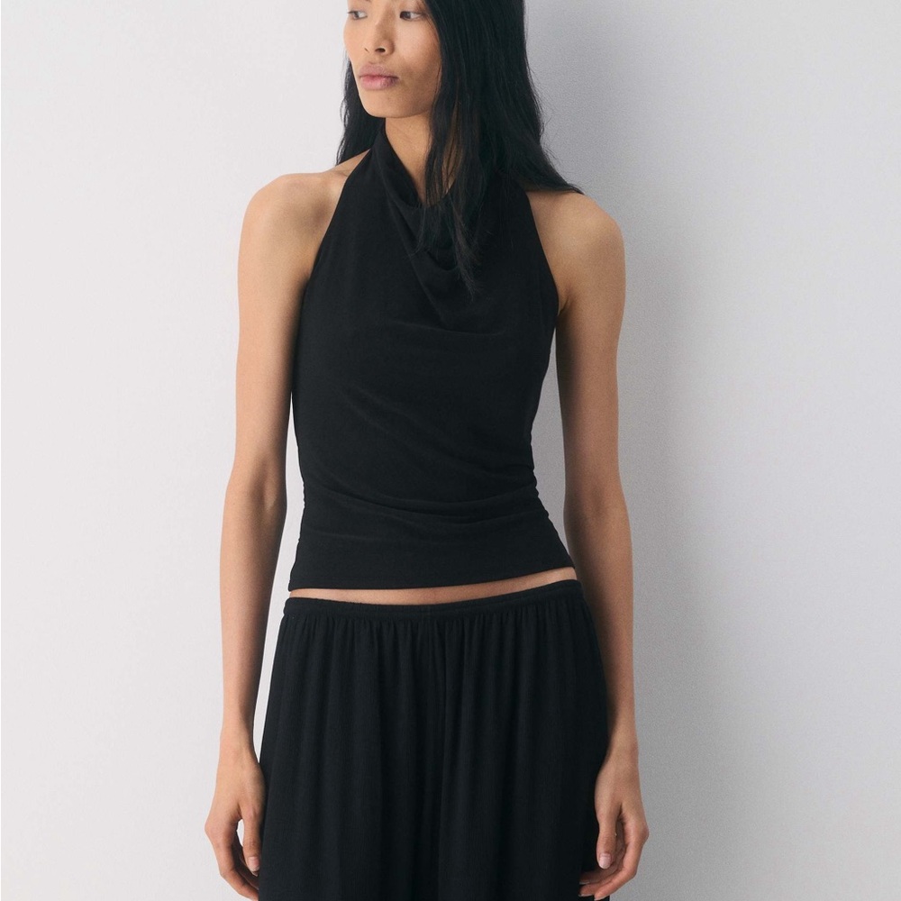 Wilfred Black Smooth Matter Top